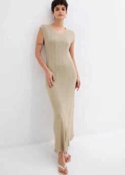 Sale Figurbetontes Strickkleid aus Viskose-Mix Damen Strickmode|Kleider