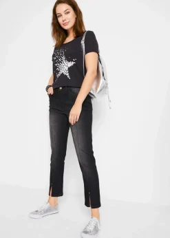 Hot Flammgarn-Shirt aus Bio-Baumwolle, kurzarm Damen Nachhaltigere Materialien|Shirts & Tops