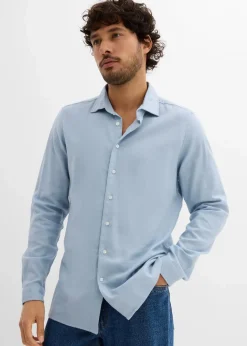Hot Flanell-Businesshemd aus reiner Baumwolle, Slim Fit Herren Große Größen|Hemden