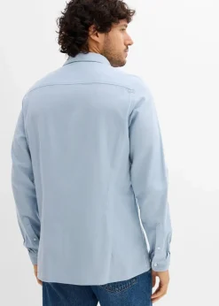 Hot Flanell-Businesshemd aus reiner Baumwolle, Slim Fit Herren Große Größen|Hemden