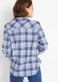 New Flanellhemd Damen Bekleidung·Jacken & Mäntel|Blusen & Tuniken