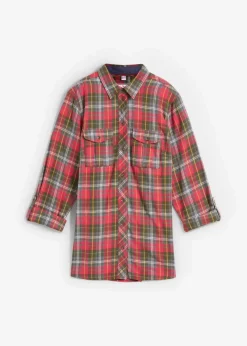 Damen bonprix Blusen & Tuniken|Bekleidung·Jacken & Mäntel|Flanellhemd