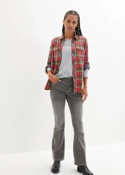Damen bonprix Blusen & Tuniken|Bekleidung·Jacken & Mäntel|Flanellhemd