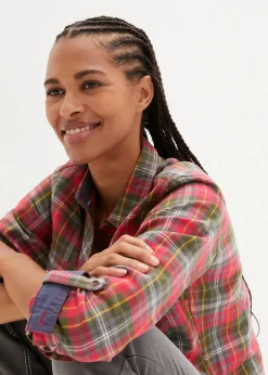 Damen bonprix Blusen & Tuniken|Bekleidung·Jacken & Mäntel|Flanellhemd