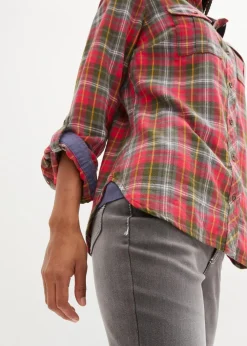Damen bonprix Blusen & Tuniken|Bekleidung·Jacken & Mäntel|Flanellhemd