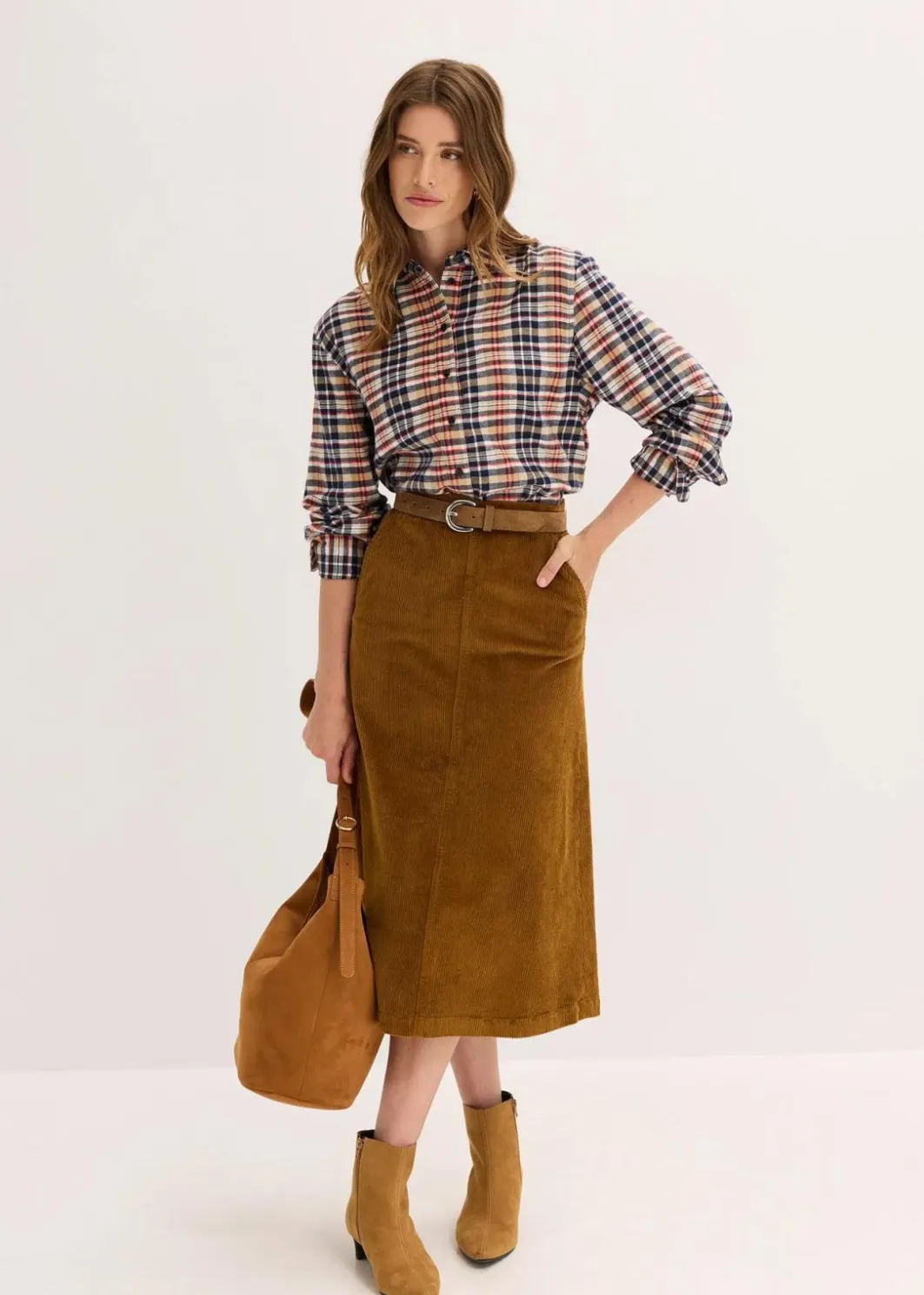 New Flanell-Hemd aus reiner Baumwolle Damen Bekleidung·Jacken & Mäntel|Blusen & Tuniken