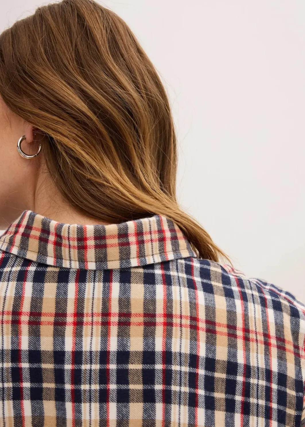 New Flanell-Hemd aus reiner Baumwolle Damen Bekleidung·Jacken & Mäntel|Blusen & Tuniken