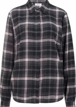Sale Flanellhemd aus reiner Baumwolle Damen Bekleidung·Jacken & Mäntel|Blusen & Tuniken