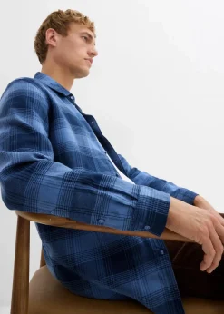 Herren bonprix Große Größen|Hemden|Flanellhemd aus reiner Baumwolle