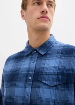 Herren bonprix Große Größen|Hemden|Flanellhemd aus reiner Baumwolle