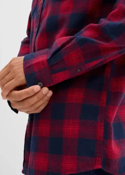 Sale Flanellhemd aus reiner Baumwolle Herren Hemden|Große Größen