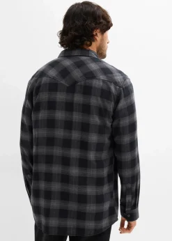 Clearance Flanellhemd aus reiner Baumwolle Herren Hemden|Große Größen
