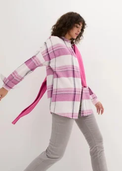 Online Flanellhemd aus reiner Baumwolle Damen Blusen & Tuniken|Bekleidung·Jacken & Mäntel