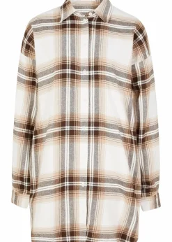 Online Flanellhemd aus reiner Baumwolle Damen Bekleidung·Jacken & Mäntel|Blusen & Tuniken