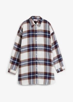 Hot Flanellhemd aus reiner Baumwolle Damen Blusen & Tuniken|Bekleidung·Jacken & Mäntel