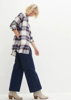 Hot Flanellhemd aus reiner Baumwolle Damen Blusen & Tuniken|Bekleidung·Jacken & Mäntel