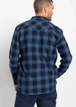 Herren bonprix Große Größen|Hemden|Flanellhemd aus reiner Baumwolle