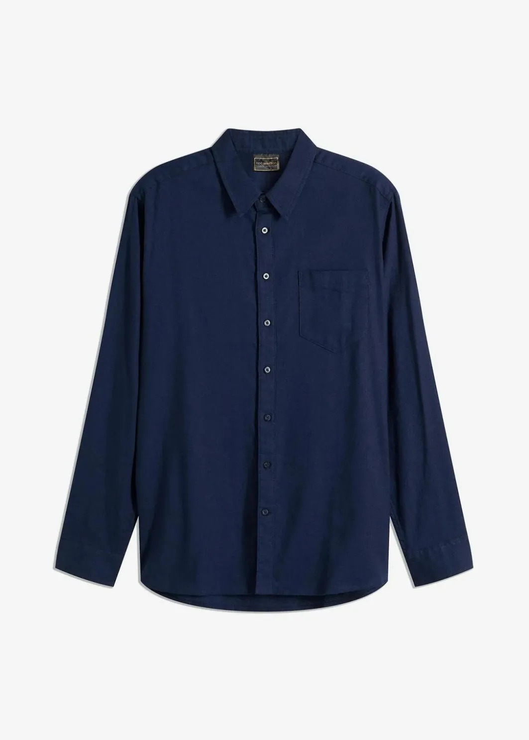 Herren bonprix Große Größen|Hemden|Flanell-Langarmhemd aus reiner Baumwolle