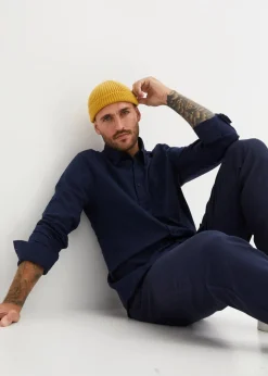 Herren bonprix Große Größen|Hemden|Flanell-Langarmhemd aus reiner Baumwolle