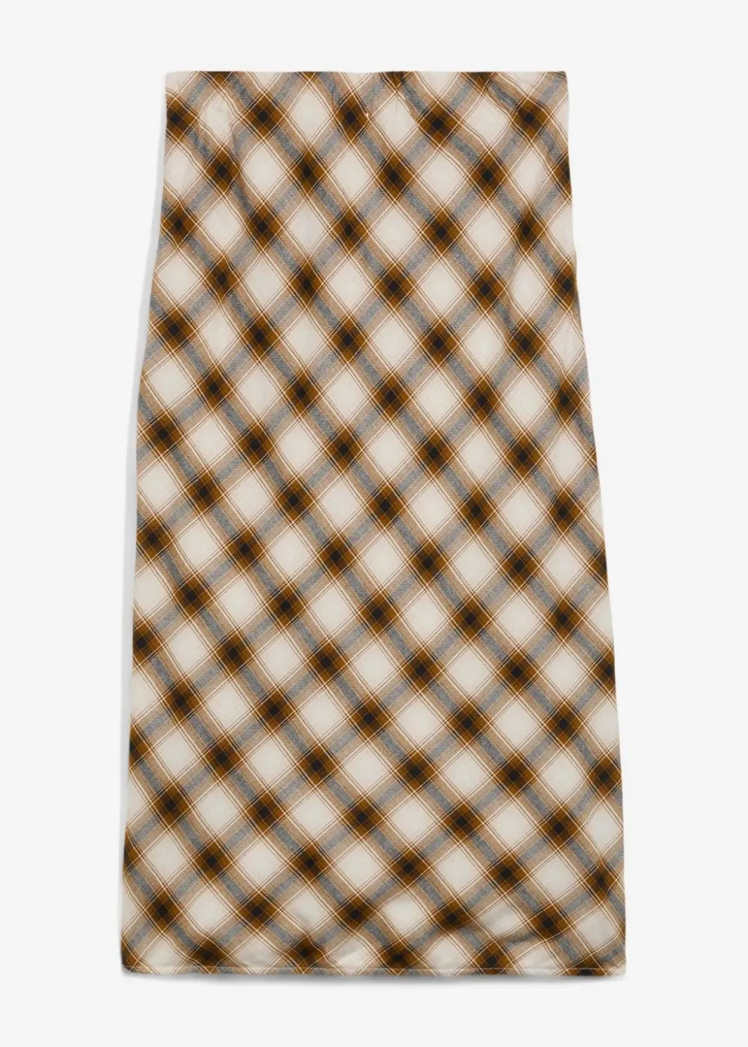 Damen bonprix Röcke|Flanell-Midirock aus reiner Baumwolle