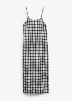 Damen bonprix Kleider|Flanell-Trägerkleid aus reiner Baumwolle