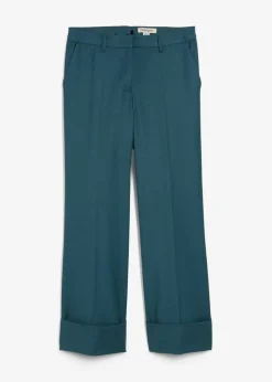 Damen bonprix Hosen|Bekleidung·Kleider|Flared Hose mit Wollanteil