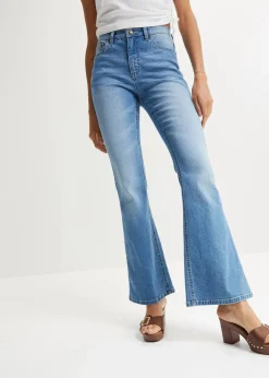Damen bonprix Bekleidung·Shirts & Tops|Jeans|Flared Jeans High Waist