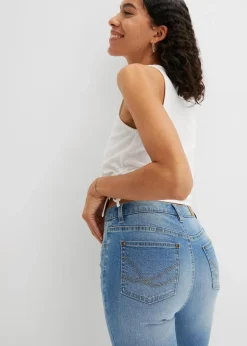 Damen bonprix Bekleidung·Shirts & Tops|Jeans|Flared Jeans High Waist
