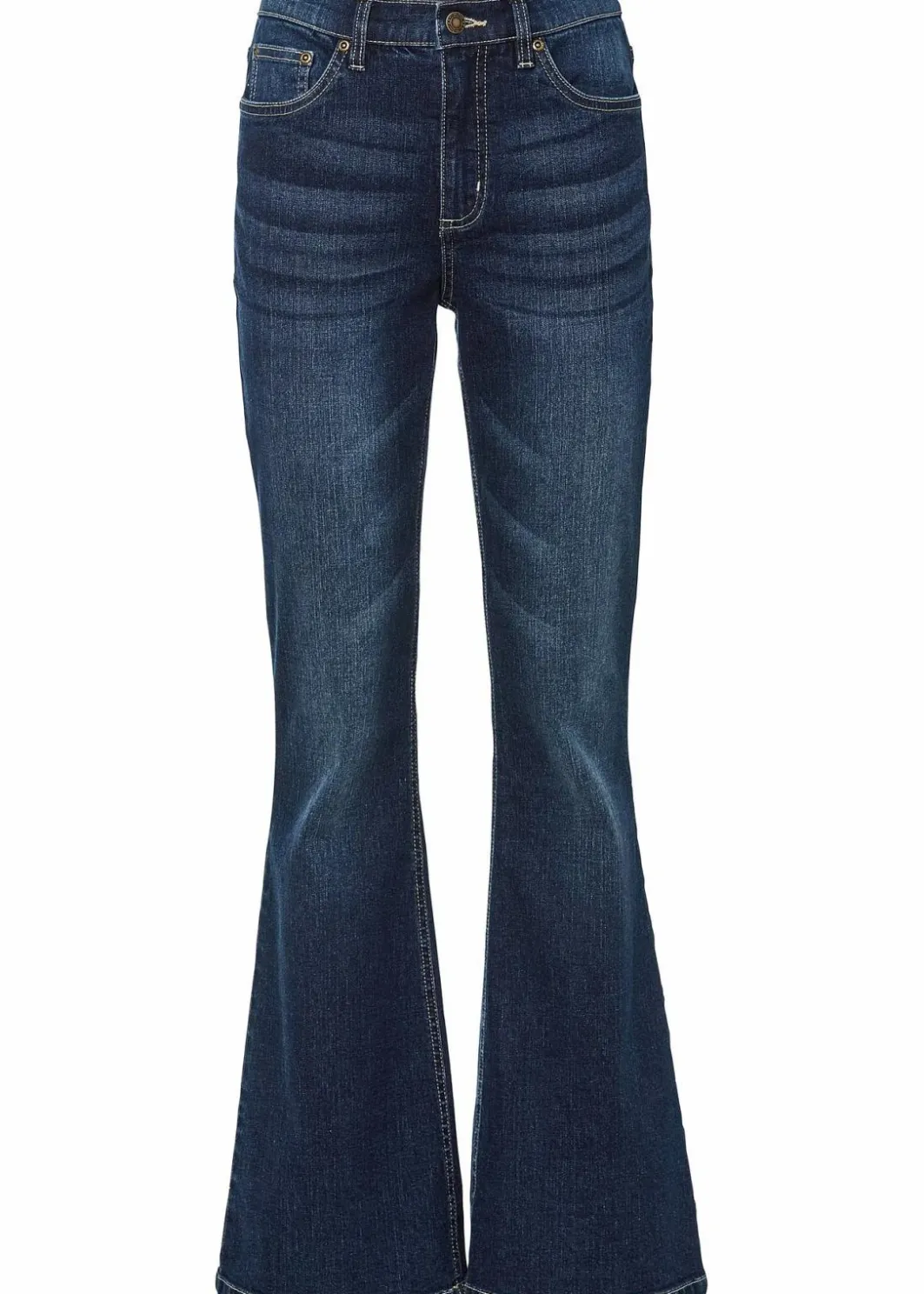 Damen bonprix Jeans|Bekleidung·Shirts & Tops|Flared Jeans High Waist