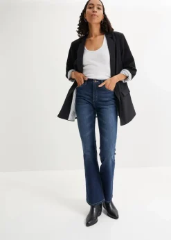 Damen bonprix Jeans|Bekleidung·Shirts & Tops|Flared Jeans High Waist