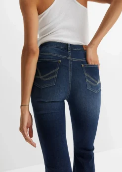 Damen bonprix Jeans|Bekleidung·Shirts & Tops|Flared Jeans High Waist