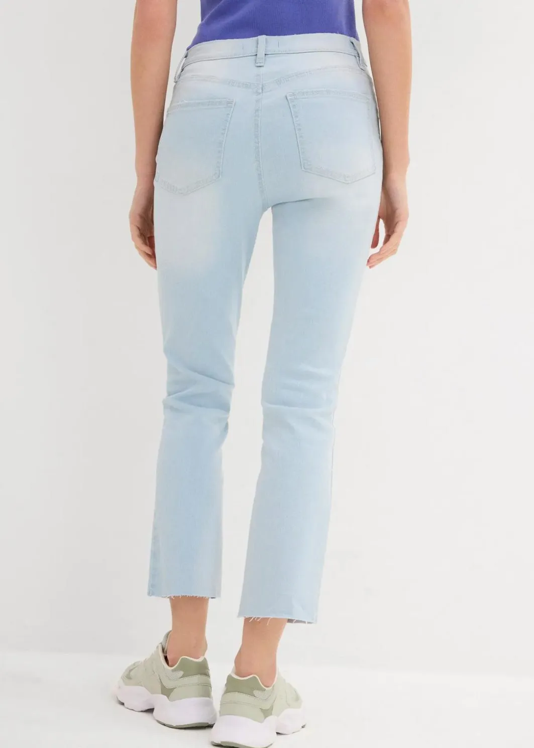 Outlet Flared Jeans High Waist, cropped Damen Jeans|Bekleidung·Shirts & Tops