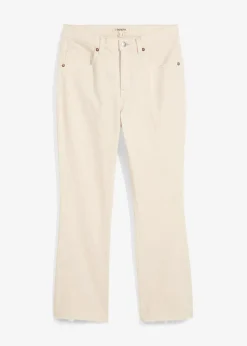 Damen bonprix Bekleidung·Shirts & Tops|Jeans|Flared Jeans High Waist, cropped
