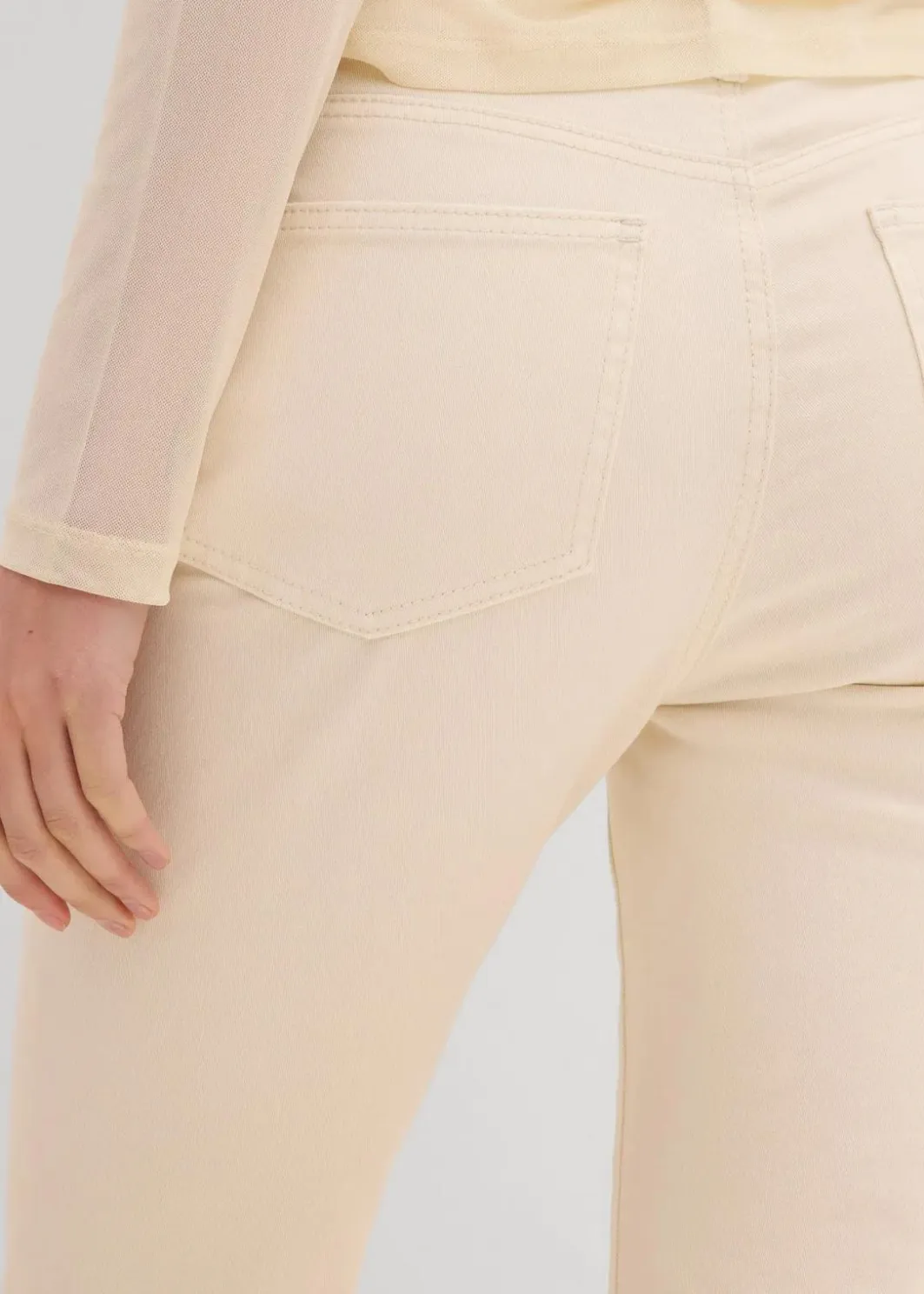 Damen bonprix Bekleidung·Shirts & Tops|Jeans|Flared Jeans High Waist, cropped