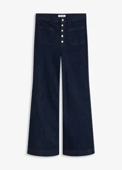 Damen bonprix Bekleidung·Shirts & Tops|Jeans|Flared-Jeans High Waist