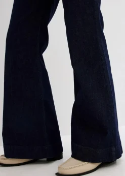 Damen bonprix Bekleidung·Shirts & Tops|Jeans|Flared-Jeans High Waist