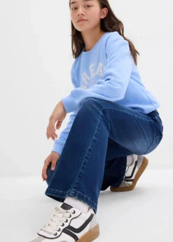 Flared-Jeans Low Waist Kinder Mädchen 9-16 Jahre·Jeans