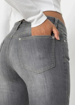 Damen bonprix Bekleidung·Shirts & Tops|Jeans|Flared-Jeans Mid Waist