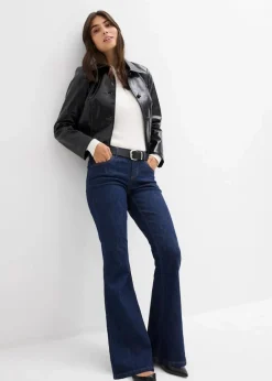 Flared-Jeans Mid Waist Damen Bekleidung·Shirts & Tops|Jeans