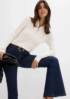 Flared-Jeans Mid Waist Damen Bekleidung·Shirts & Tops|Jeans