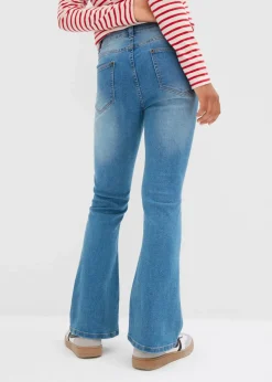 New Flared-Jeans Mid Waist Kinder Mädchen 9-16 Jahre·Jeans