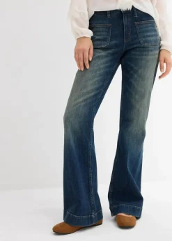 Discount Flared-Jeans Mid Waist Damen Bekleidung·Shirts & Tops|Jeans
