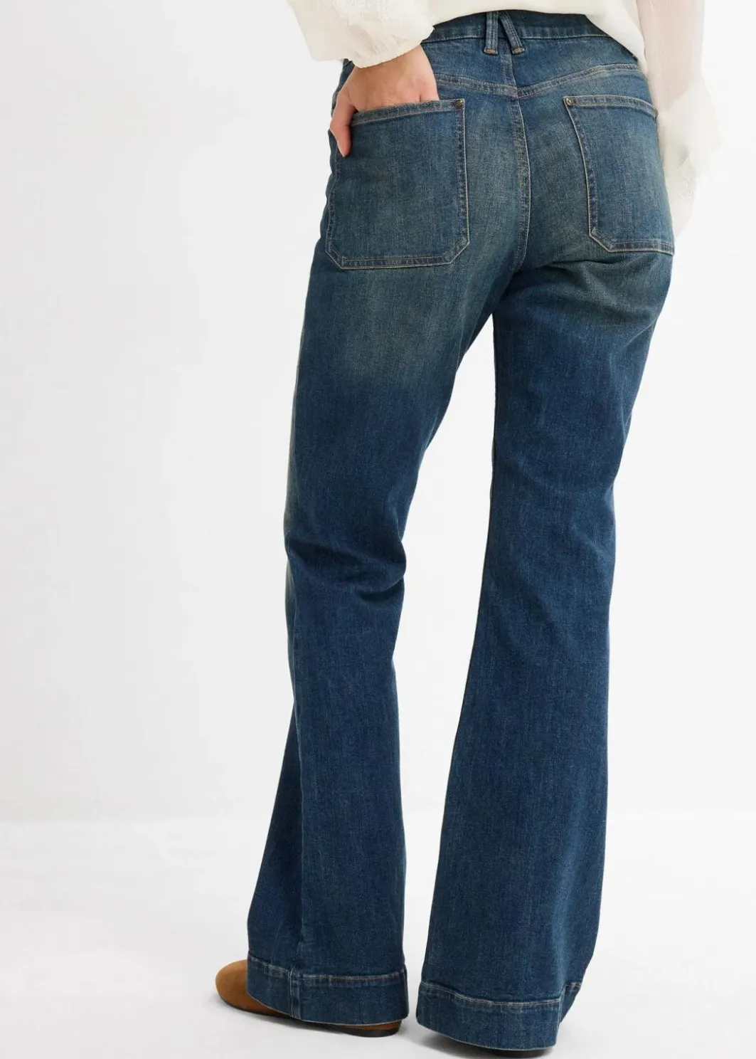 Discount Flared-Jeans Mid Waist Damen Bekleidung·Shirts & Tops|Jeans