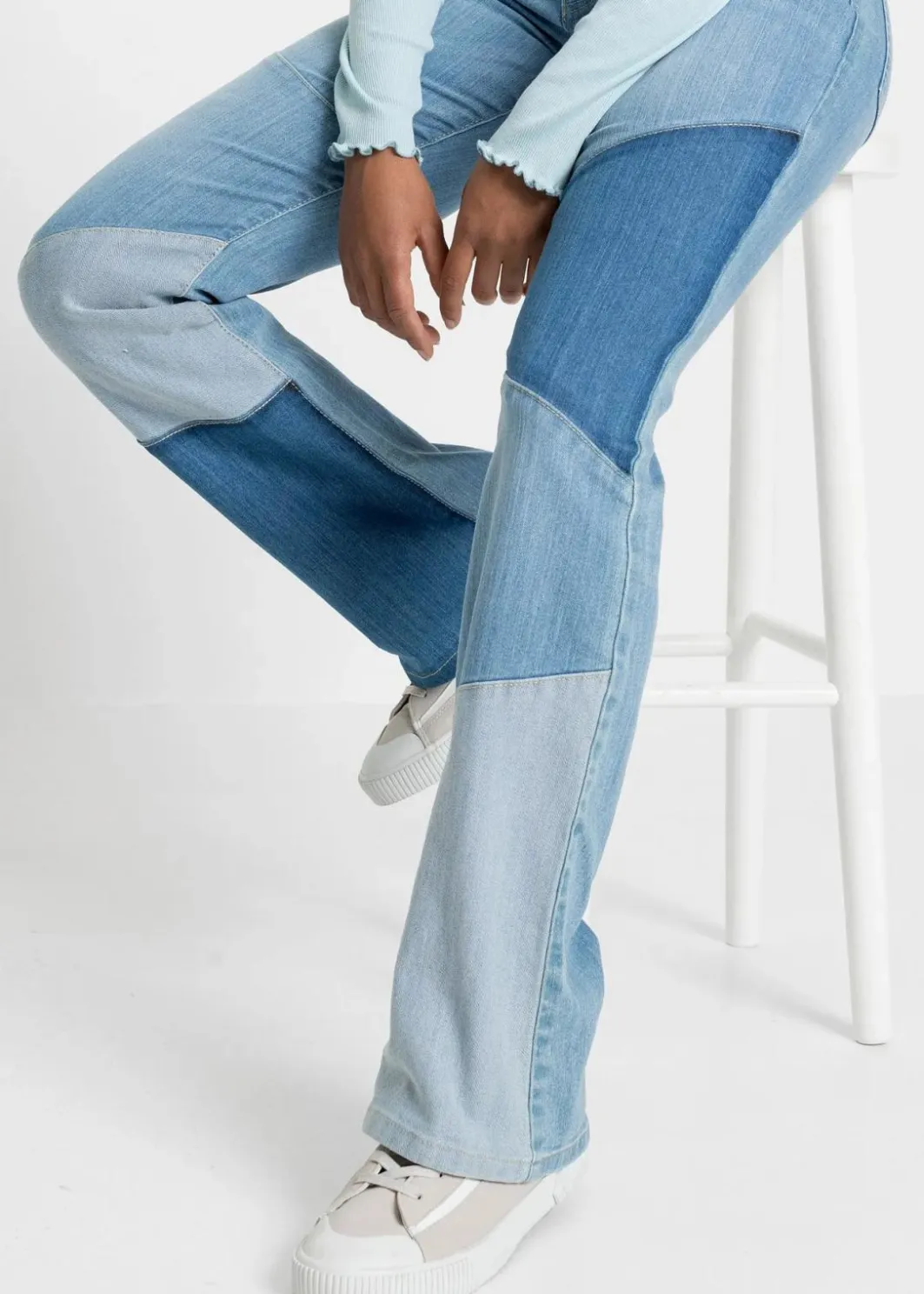 Best Flared-Jeans Mid Waist Damen Jeans|Bekleidung·Shirts & Tops