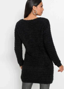 Sale Flauschiger Long-Pullover Damen Bekleidung·Umstandsmode|Strickmode