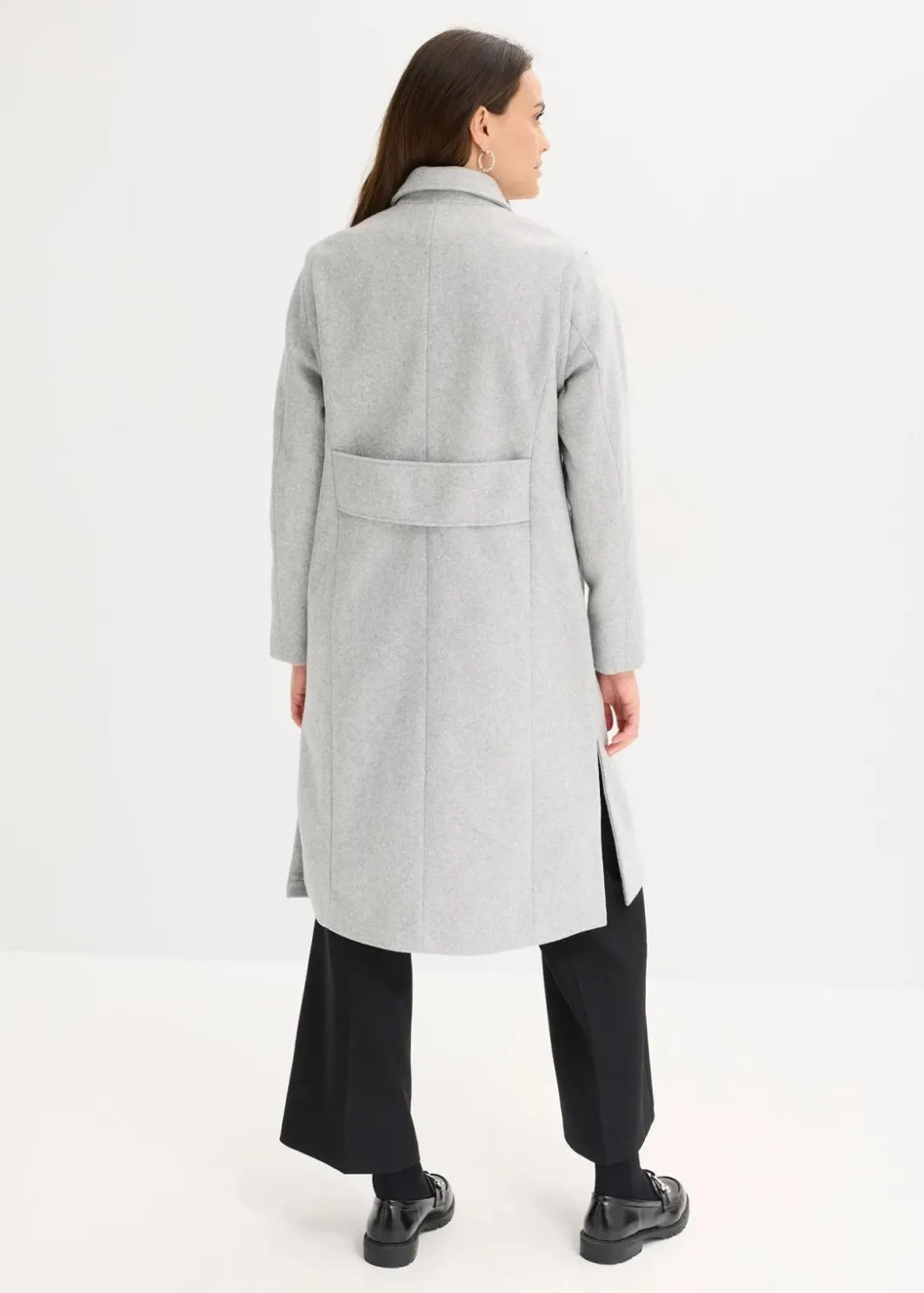 Flauschmantel mit abnehmbaren Ärmeln Damen Bekleidung·Hosen|Jacken & Mäntel
