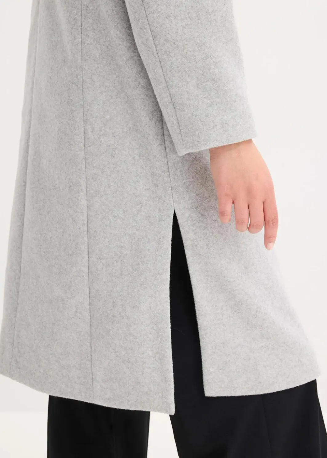 Flauschmantel mit abnehmbaren Ärmeln Damen Bekleidung·Hosen|Jacken & Mäntel