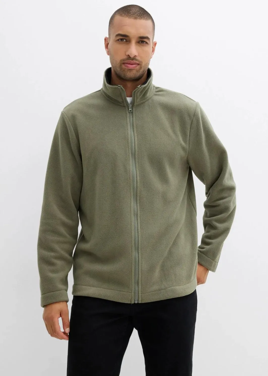 Herren bonprix Große Größen|Basics|Fleecejacke