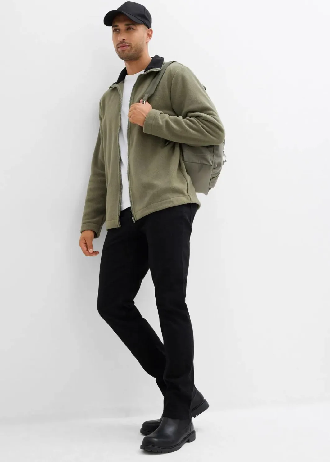 Herren bonprix Große Größen|Basics|Fleecejacke