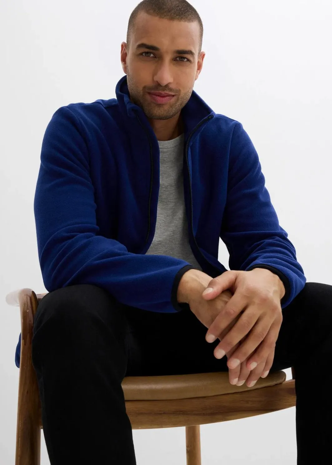 Herren bonprix Große Größen|Basics|Fleecejacke (2er Pack)